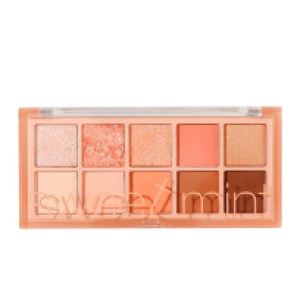 Eyeshadow Ten-Color SWEETMINT #01(Stralight coral)#02(caramel pumpkin)#03(Rose) - ខូល័រផាត់ភ្នែក10ពណ៌​ SWEETMINT #01(Stralight coral)#02(caramel pumpkin)#03(Rose)