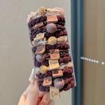 Tie Hair B1 #Dark coffee 15 pieces-boxed - ចំណងចងសក់ B1​ #Dark coffee 15 pieces-boxed