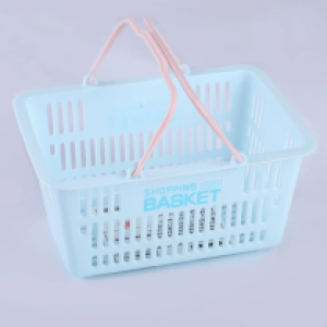 Basket Cosmetic #shopping basket(Blue) - កន្រ្តក់ #shopping basket(Blue)