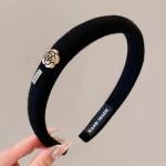 Headband D3 Women #Black camellia - បូរសក់ D3 Women #Black camellia