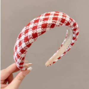 Headband D7 Women #Res and white - បូរសក់ D7 Women #Res and white