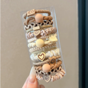 Tie Hair B9 #pieces of milk tea - ចំណងចងសក់ B9 #pieces of milk tea