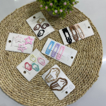 Clip Hair Plaid pattern~bow tie gripper, clip is about 12.5cm - ដង្កៀបគាបសក់​12.5cm