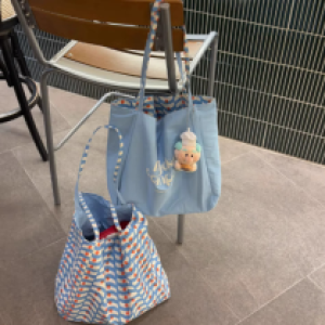 Bag Women Double-sided #Blue - កាបូបស្ពាយចំហៀង Double-sided #Blue