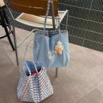 Bag Women Double-sided #Blue - កាបូបស្ពាយចំហៀង Double-sided #Blue