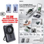 Power Bank wireless magnetic PD20W Remax RPP-695 3C 10000mAh - ថ្មជំនួយ សាកលឿនឥតខ្សែ ម៉ាញេទិក Remax RPP-695 CCC 10000មីលីអំពែ