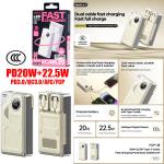 Power Bank Remax FCP-28 20W+22.5W(PD/QC)20000mAh 3C - ថ្មជំនួយ Remax FCP-28 20W+22.5W(PD/QC)20000 មីលីអំពែ CCC