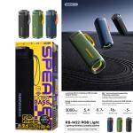 Speaker Bluetooth REMAX RB-M22 30W 3000mAh - បាស់ប្ល៊ូធូសប្រើថ្ម REMAX RB-M22 30W 3000mAh