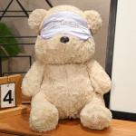 Doll Eye Mask Bear 35cm - តុក្កតា Eye Mask Bear 35cm