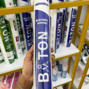 Badminton shuttle Baton blue 12pcs - គ្រាប់សី Baton ពណ័ខៀវ 12pcs