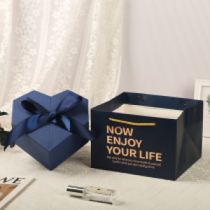 Gift Box Blue #21*21*10cm - ប្រអប់កាដូរ Blue #21*21*10cm