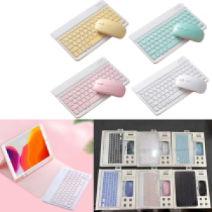 Keyboard+Mouse bluetooth iPad Diliana - ក្តាចុច+ម៉ៅ ប៊្លូធូស iPad Diliana