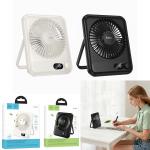 Fan Desk Rechargeable hoco HX607 - កង្ហាសាកថ្មលើតុ hoco HX607