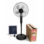 Solar Fan Rechargeable 16nch - កង្ហាសាកភ្លើង សឡា បញ្ឈរ 16inch