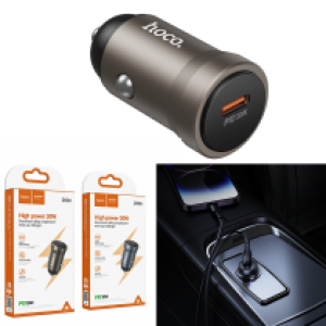 Power Car Charger hoco Z62A PD30W+QC3.0 Adaptor Only - ឆ្នាំសាកក្នុឡាន ហូកូ Z62A PD30W+QC3.0 ដុំ