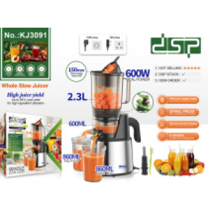 Whole slow juicer 200W DSP-KJ3091 - ម៉ាស៊ីនកៀបទឹកផ្លែឈើ 200W DSP-KJ3091