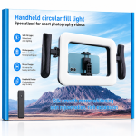 LED CAMERA FILL LIGHT Handheld Live K03 - អំពូលមូល ស៊ែលហ្វី K-03 យួដៃ