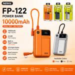 Power Bank Remax FP-122 (PD/QC) 3C 10000mAh - ថ្មជំនួយ Remax FP-122 20W+22.5W CCC 10000មីលីអំពែ