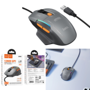 Mouse Wired hoco GM52 RGB Gaming - ម៉ៅខ្សែរ hoco GM52 gaming