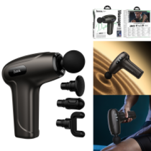Massager Muscle Gun Rechargeable hoco HP51 - ម៉ាស្សាសាច់ដុំ រៀងកាំភ្លើង សាកថ្ម hoco HP51