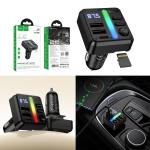 Car Bluetooth FM transmitter 45W(1TypeC+1USB) hoco E89 - ប្លូធូឡាន FM បញ្ជូនសំលេង 45W(1Type-C+1USB) hoco E89