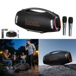 Speaker Bluetooth hoco HT4 2Microphone - បាស់ប្ល៊ូធូសប្រើថ្ម ហូកូ HT4 មានមេក្រូ 2