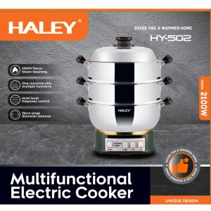 Electric steamer Haley HY-502 - ឆ្នាំងស៊ុបចំហុយខ្សែភ្លើង Haley HY-502
