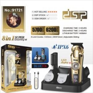 DSP hair clipper Model-91721 8in1 - ឧបករណ័កាត់សក់ឈុត Model-91721 8in1