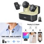 Microphone LIVE Wireless iPhone/TypeC XO MC18 Noise Reduction - ក្បាលមេក្រូអត់ខ្សែ XO MC18 iPhone/Type-C កាត់សំលេងរំខាន