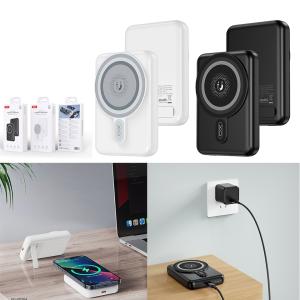 Power Bank 10000mAh Wireless magnetic PD(15W+20W) XO PR264 - ថ្មជំនួយ សាកលឿនឥតខ្សែ ម៉ាញេទិក PD(15W+20W) XO PR264 10000មីលីអំពែ