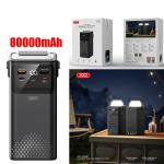 Power Bank 80000mAh (PD/QC) XO PR287 - ថ្មជំនួយ PD+QC XO PR287 80000 មីលីអំពែ