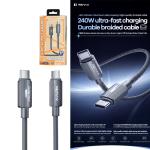 Cable Charger (C to C)REMAX CB58 PD 240W - ខ្សែសាក REMAX CB58 PD 240W ក្បាល (C-C)