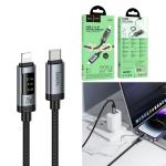 Cable Charger (C to I) PD27W hoco U148 LCD (1.2m) - ខ្សែសាក U148 Lord PD27W អេក្រង់ឌីជីថល សម្រាប់ iPhone (1.2m)