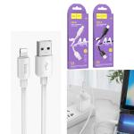 Cable Charger iPhone hoco X96 (1m) - ខ្សែសាក hoco X96 សម្រាប់ iPhone (1m)