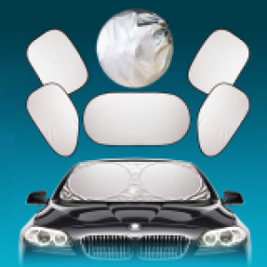 car sun protector 6in1 - បាំងថ្ងៃ 6in1