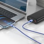 Cable Charger hoco X65 iPhone - ខ្សែសាកជ័រទន់ ហូកូ X65 អាយហ្វូន