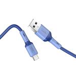 Cable Charger hoco X65 Micro - ខ្សែសាកក្រណាត់ ហូកូ X65 Micro