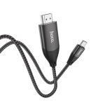 Cable adapter hoco UA16 Type-C to HDMI HD - ខ្សែបញ្ចូនរូបភាព ពីទូរសព្ទ័ទៅទូរទស្សន៍ ថាយស៊ី