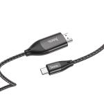 Cable adapter hoco UA16 Type-C to HDMI HD - ខ្សែបញ្ចូនរូបភាព ពីទូរសព្ទ័ទៅទូរទស្សន៍ ថាយស៊ី