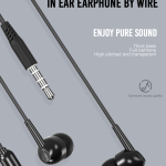 Earphone Wire 3.5mm XO EP37 music - កាសខ្សែស៊កត្រជៀក អ៊ិចអូ EP37 តន្ត្រី