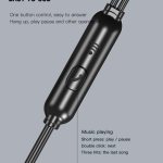 Earphone Wire 3.5mm XO EP37 music - កាសខ្សែស៊កត្រជៀក អ៊ិចអូ EP37 តន្ត្រី