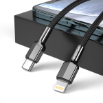Cable Charger XO NB183A 20W(Type-C to iPhone) - ខ្សែសាកក្រណាត់ XO NB183A 20W(Type C to iPhone)