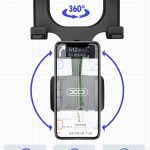 Holder Car Clip on Rearview mirror XO C70  - ជើងចាប់ទូរសព្ទ័ គាបកញ្ចក់មើលក្រោយឡាន XO C70