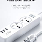 Power Strip  XO WL04 10A 1.8M - ព្រីភ្លើង XO WL04 10A 1.8M