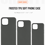 Case Black XO-K02 iPhone 12 ProMax - ស្រោមជ័រថ្លា XO-K02 iPhone 12ProMax