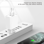 Power Charger XO L65 2.4A Set iPhone - ឆ្នាំងសាក អ៊ីចអូ L65 រុន USB 2 មានខ្សែ iPhone