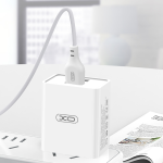 Power Charger XO L65 2.4A Set iPhone - ឆ្នាំងសាក អ៊ីចអូ L65 រុន USB 2 មានខ្សែ iPhone