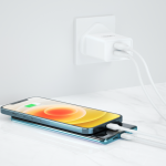 Power Charger XO L65 2.4A Set iPhone - ឆ្នាំងសាក អ៊ីចអូ L65 រុន USB 2 មានខ្សែ iPhone