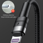 Cable Charger XO NB-Q191 40W 3in1(Micro,iPhone,Type C) - ខ្សែសាកក្រណាត់ XO NB-Q191 40W 3in1(Micro,iPhone,Type C)