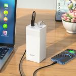 Power Bank 50000mAh 22.5W hoco J86A LED Light - ថ្មជំនួយ hoco J86A LED 5000០ មីលីអំពែពេញ មានអំពូល